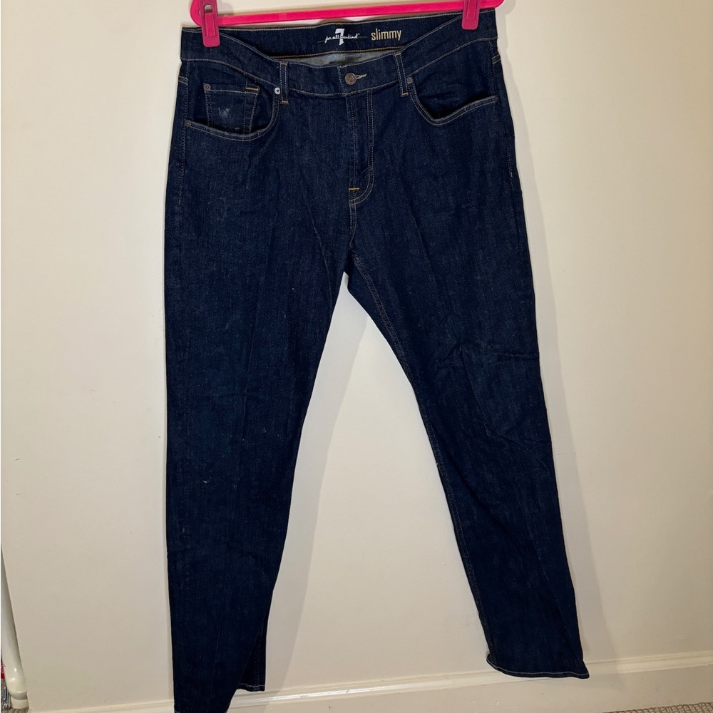 7 For all Mankind Blue Jeans